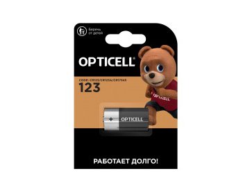 Батарейки opticell specialty 123 1шт в Орше Электросила