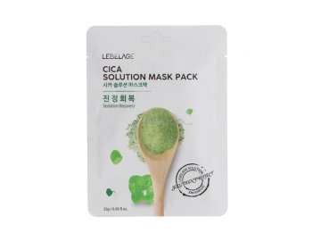 Маска для лица LEBELAGE Cica Solution Mask Pack тканевая с центеллой азиатской