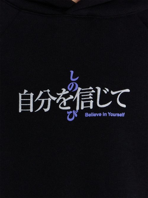 ЧЕРНОЕ ХУДИ ДЛЯ МАЛЬЧИКОВ С ПРИНТОМ, фото 7 из 8