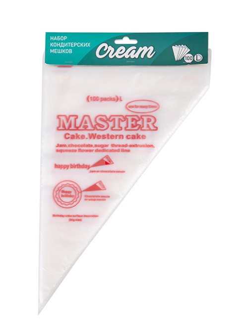 Набор кондитерских мешков Cream, 100 шт (размер L), фото 12 из 36