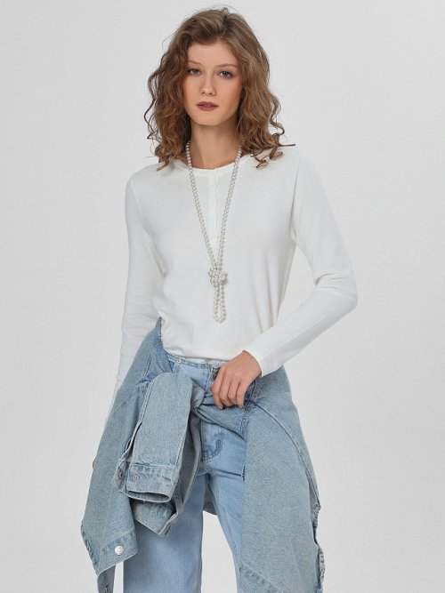 Джемпер женский белый, фото 5 из 6