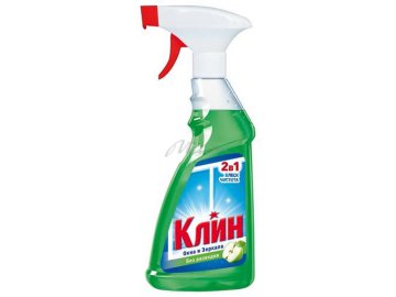Средство для мытья окон,зеркал и стекл.поверхностей КЛИН Окна и Зеркала Яблоко 500 мл