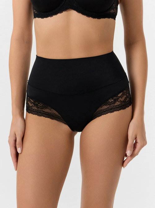 Трусы макси женские черные корректирующие, фото 2 из 40