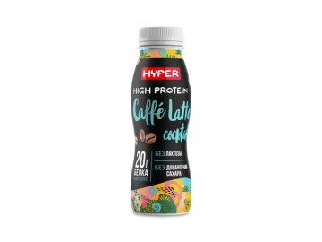 Коктейль молоч HYPER ультрапаст со вкус кофе латте 0,4% 250 г