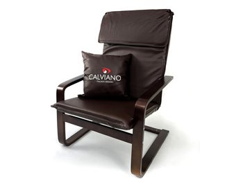 Кресло-качалка Calviano Soft 1 (коричневый PU)