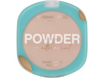 Пудра компактная VIVIENNE SABO Mattriarcat матирующая