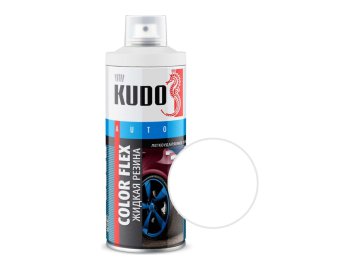 Жидкая резина автомобильная KUDО белая 520мл KU-5501