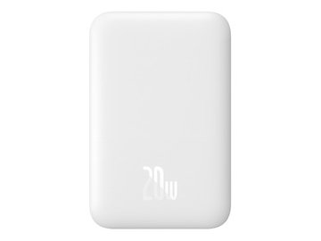 Внешний аккумулятор Baseus Magnetic Wireless PPCX020002 6000mAh (белый)