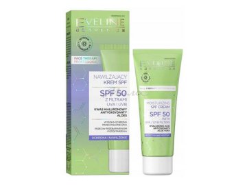Крем EVELINE Cosmetics Face Therapy Professional Увлажняющий SPF 50 с фильтрами UVA и UVB, 30 мл