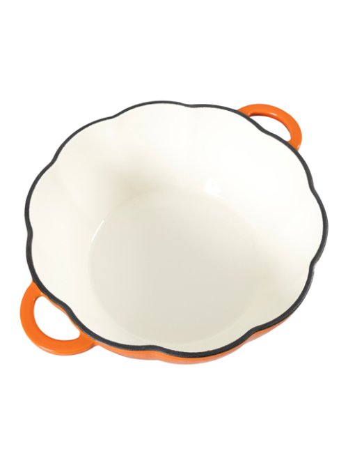 Кокот чугунный эмалированный Pumpkin New 3L, фото 9 из 12