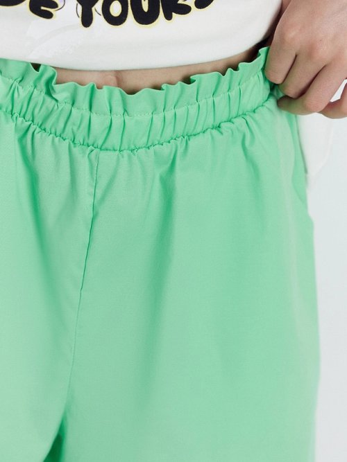 Шорты для девочек в зеленом цвете, фото 5 из 5