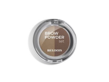 Акции Милы Волковыск Милая цена - Тени для бровей RELOUIS Brow Powder Set, тон 01 taupe