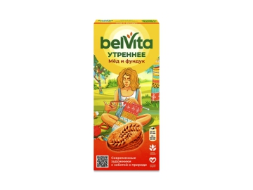 Печенье Belvita Утреннее витам с фундуком и медом 225 г