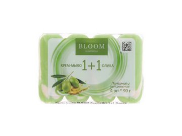Крем-мыло BLOOM COSMETICS 1+1 Олива, 4х90 г