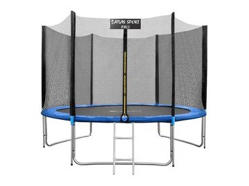 Батут пружинный ATLAS SPORT 10ft-3 pro NEW blue (с защитной сеткой и лестницей) на акции в магазинах 5 элемент