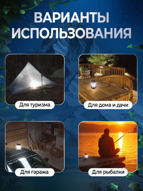 Фонарь для кемпинга аккумуляторный RCL-1, фото 8 из 17