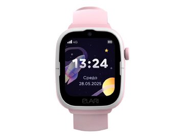 Часы-телефон Elari Go 4G (KP-4G-Go) розовый в Бресте 5 элемент