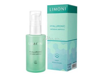 Сыворотка для лица LIMONI Hyaluronic Intensive Ampoule ультраувлажняющая с гиалуроновой кислотой, 30 мл