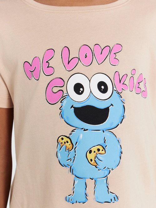 Пижама для девочек с принтом "Me love cookies", фото 6 из 28