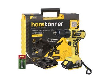 Дрель-шуруповерт Hanskonner HCD1855R