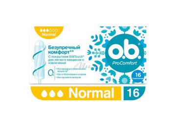 Тампоны женские гигиенические O.B. ProComfort Normal, 16 шт со скидкой в магазинах Мила