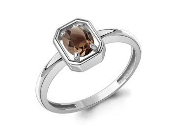 Кольцо декоративное Aquamarine, серебро 925 проба, вставка кварц