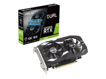 Видеокарта ASUS Dual GeForce RTX 3050 OC Edition 6GB DUAL-RTX3050-O6G