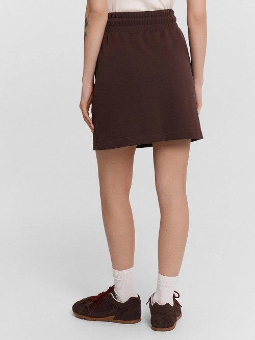 Юбка женская коричневая, фото 2 из 7