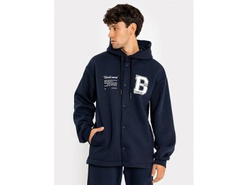 Жакет мужской в темно-синем оттенке с печатью в Лепеле Марк Формель