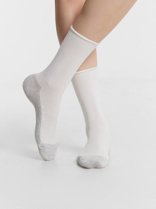 Носки женские высокие белые, фото 3 из 18