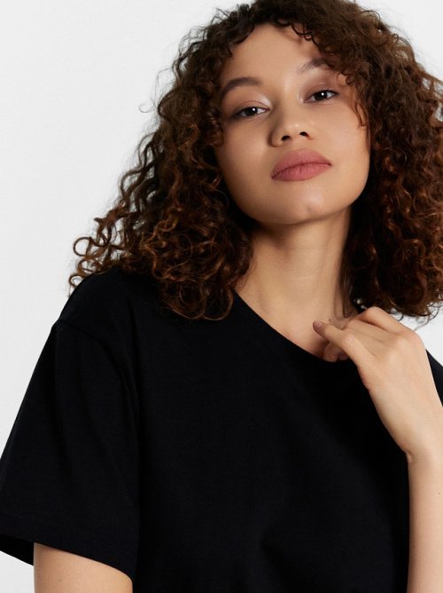 Футболка женская черная, фото 4 из 6