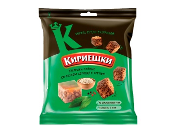 Сухарики Кириешки со вкусом холодца с хреном 40 г в Пинске Санта