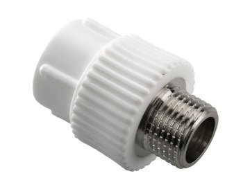 PPR-3 Муфта комбинированная ПП D20-1/2"НР