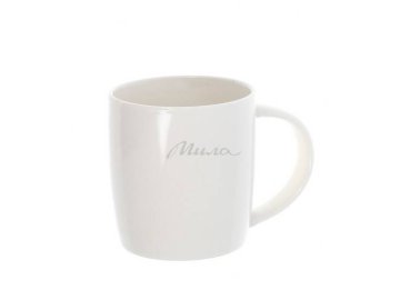Кружка керамическая белая, 350 мл, арт. 7012306063 Мила