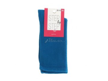 Носки женские STEP by STEP резинка, размер 25, цвет темно-бирюзовый, арт. НЖ 9008-40