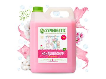 Кондиционер для белья SYNERGETIC "Аромамагия" гипоаллергенный, 5л, 165 стирок (110500)