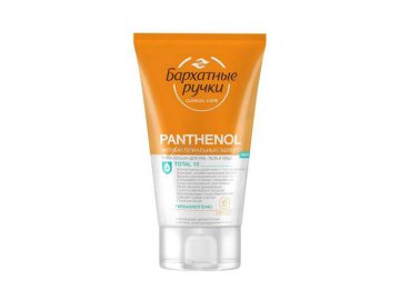 Крем-лосьон для рук, лица и тела БАРХАТНЫЕ РУЧКИ  Пантенол антибактериальный, 120 мл