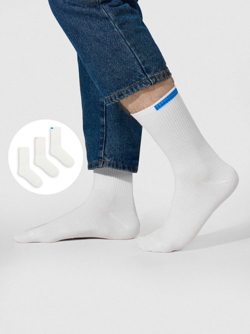 Мультипак высоких мужских носков (3 пары), фото 1 из 12