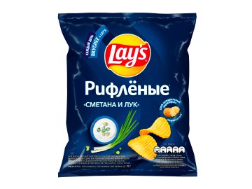 Чипсы Lay's сметана и лук рифленые 70 г