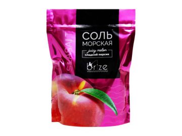 Соль морская BRIZE Сладкий персик, 1.1 кг