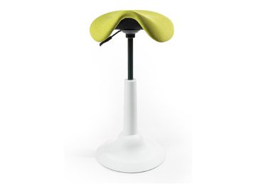 Стул для активного сидения Chair meister Saddle (пластик белый,ткань зеленая)