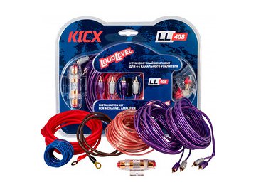 Установочный комплект для 4-х канального усилителя KICX LL 408
