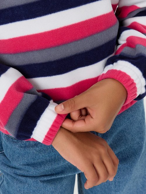 Худи для девочек в полоску, фото 5 из 6