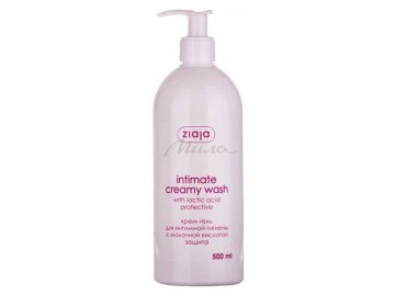 Крем-мыло для интимной гигиены ZIAJA Intimate с молочной кислотой, 500 мл