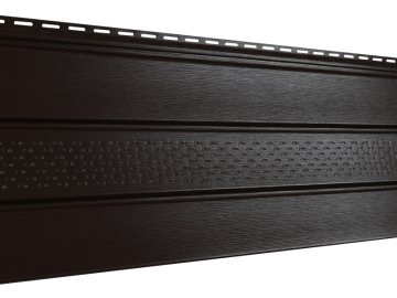 Софит «Проф» перфорированный частично 3000x300mm, коричневый