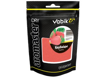 Аттрактант рыболовный Vabik AROMASTER-DRY Клубника 100г