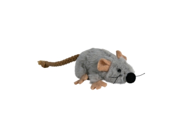 Игрушка для кошки Trixie  "Мышь", плюш, 7см арт.45735
