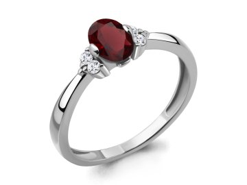 Кольцо декоративное Aquamarine, серебро 925 проба, вставка фианит