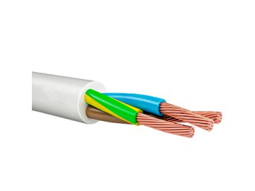 Провод ПВС 2х0,75 (белый)
