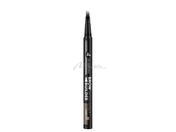 Маркер для бровей LUXVISAGE Brow Builder Tattoo Effect с эффектом микроблейдинга, 01 тон, 0.5 мл